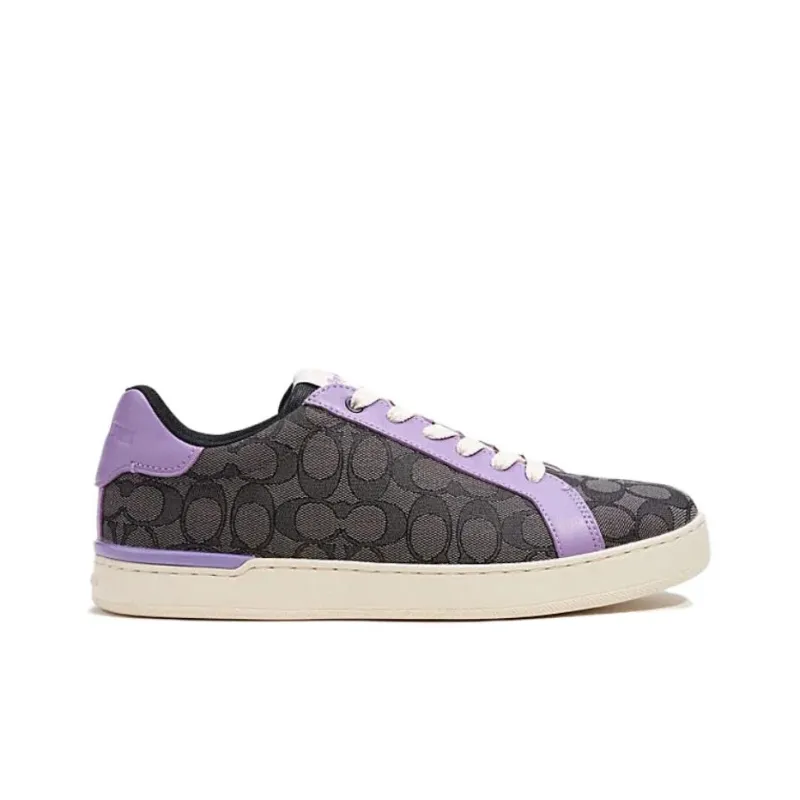 COACH Low Top Skateboard Shoes Men's Black-1