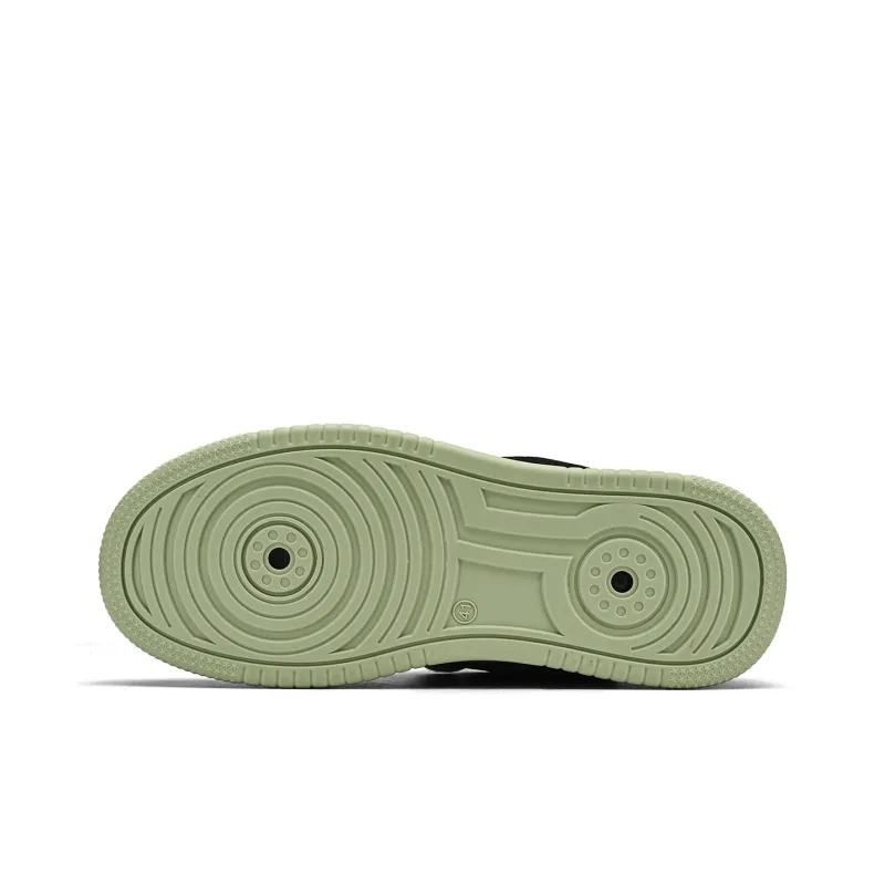 Binary Low Top Skateboard Shoes Men Black Green-6
