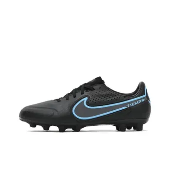 Nike Tiempo Legend 9 HG Rubber Short Studs Natural Ground Anti Slip Wear Resistant Soccer Shoes Men Black