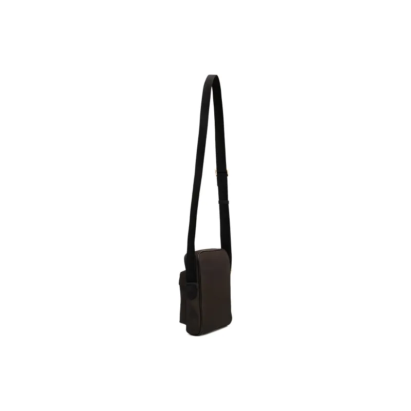 TOM FORD Recycled Nylon Messenger Bag Shoulder Bag Crossbody Bag Mini Men's Brown-1