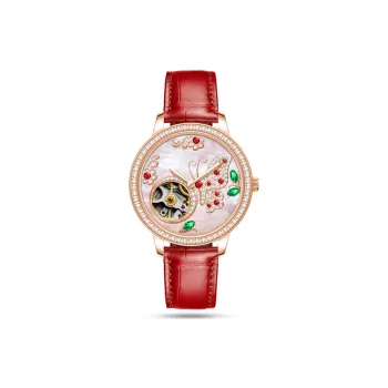 JONNY MOORE Automatic Mechanical Movement Watch Women's Watch Mother-of-Pearl Color Watch Dial J1631GL-4