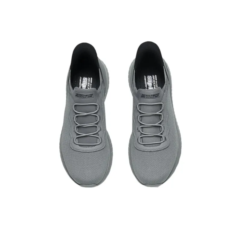 Skechers Bob's Anti Slip Wear Resistant Low Top Casual Shoes Men Dark Gray-2