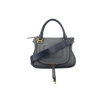 Chloe Calfskin Portable Crossbody Bag, Shoulder Bag Women's Gray