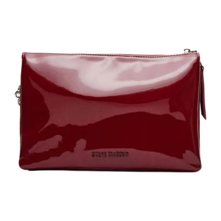 STEVE MADDEN Synthetic Material Shoulder Bag Women's Wine-Colored-3