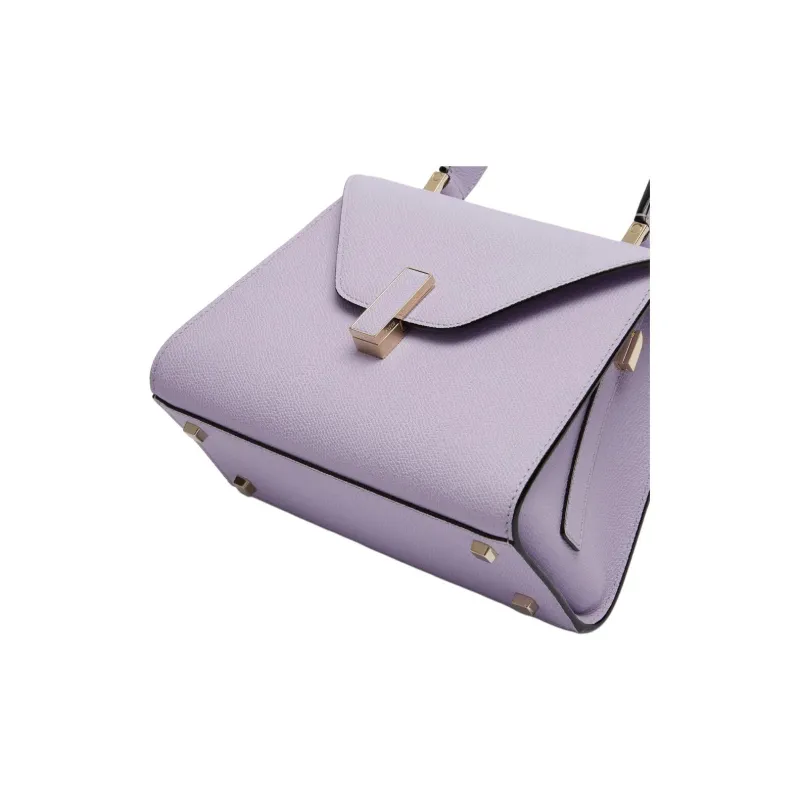 Valextra Leather Shoulder Bag, Crossbody Bag, Handbag Mini Women's Wisteria Pink-4