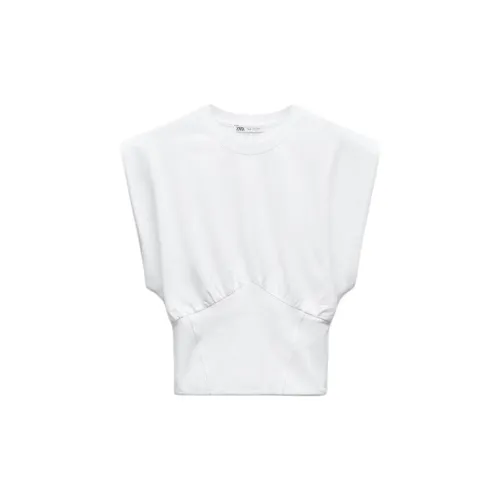 ZARA T-Shirts Women's White