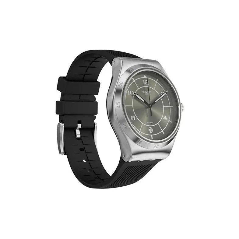 SWATCH Men 42mm Gray Watch YIS419-1