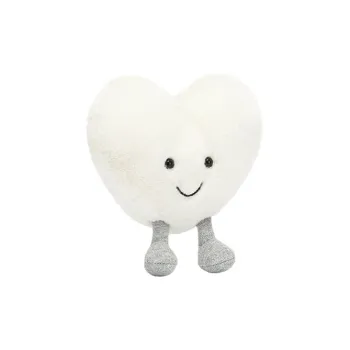 JELLYCAT Amuseables Cream Heart Plush Toy