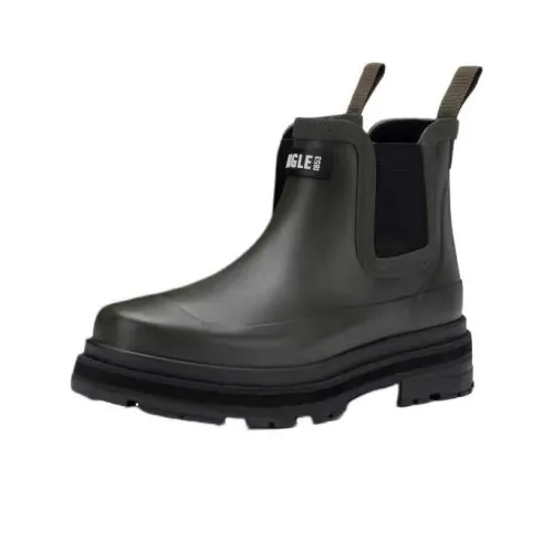 AIGLE Slip-Resistant Rain Boots Women's Avocado Green