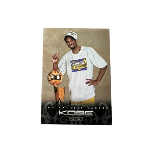 PANINI Kobe Bryant Lakers Team Black Mamba Championship Trophy Rare Card Sports Cards 1 Pc