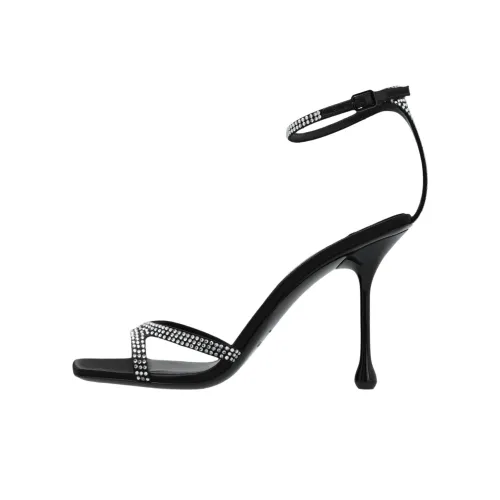 Jimmy Choo Lxia Strap Sandals 9.5cm Women's Black