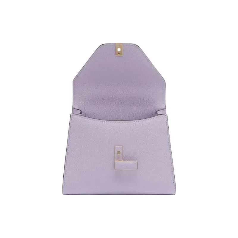 Valextra Leather Shoulder Bag, Crossbody Bag, Handbag Mini Women's Wisteria Pink-3