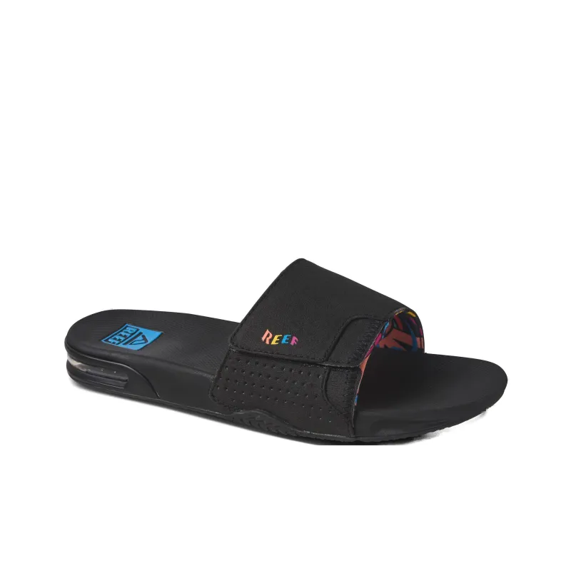 REEF Quick Dry Fanning Slide Slide Slippers Unisex Black-2