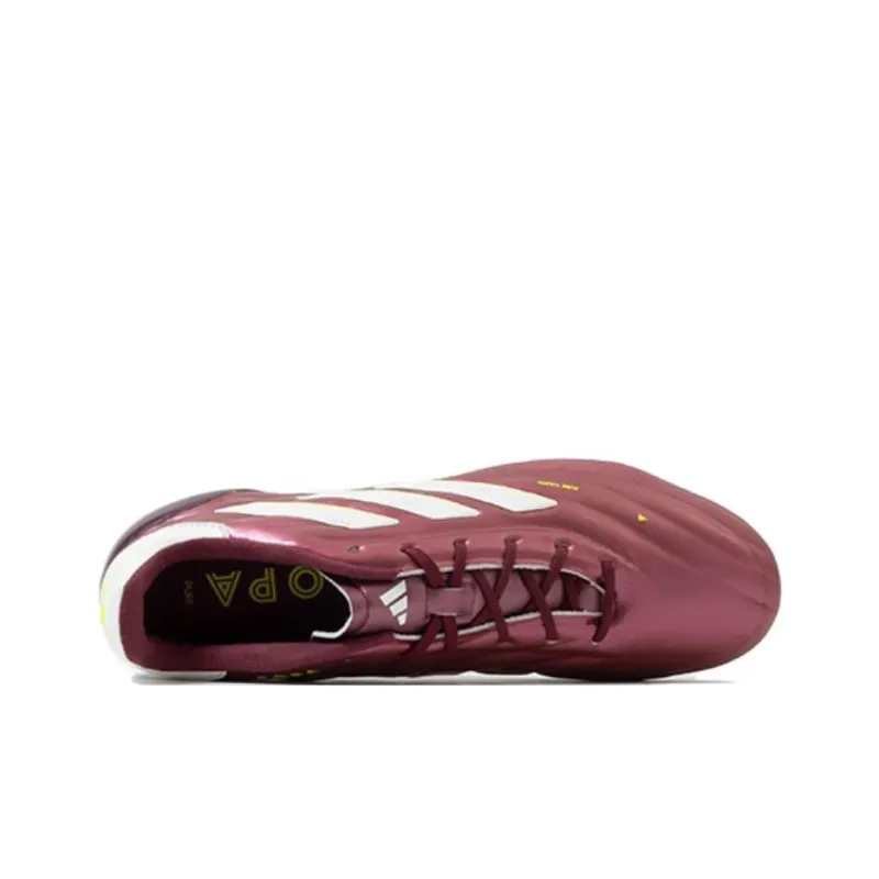Adidas COPA PURE 2 Soccer Shoes Men Low Top Shadow Red/Footwear White/Team Solar Yellow-2