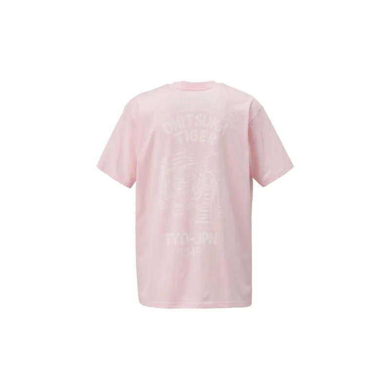 Onitsuka Tiger SS24 T Shirt Unisex Light Pink-1