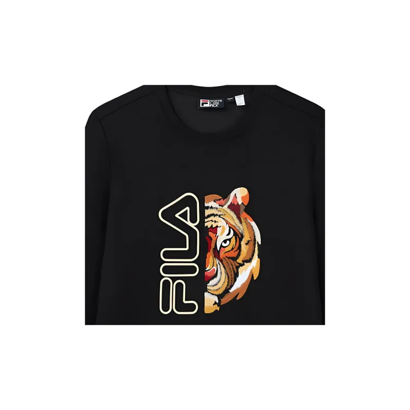 FILA Heritage Sweatshirt Men's Jet Black-3