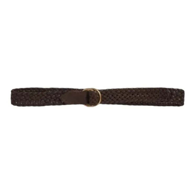 Ralph Lauren Cow Leather Leather Belts Unisex Brown 3.2CM-2