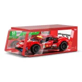 Ferrari 488 GTE Integrated Floating Cold and Warm Printer Ribbons with Light Display Case