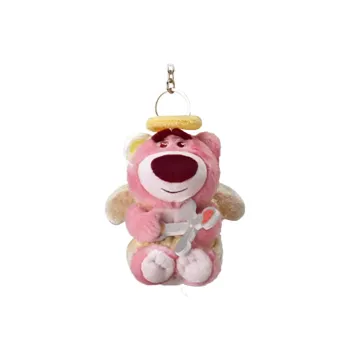 Disney Chocolate Lotso Collection Angel Outfit Dolls Plush Pendant 12cm High 6cm Long
