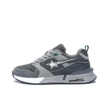 JEEP SPIRIT Slip Resistant Breathable Low Top Casual Shoes Men's Time Gray