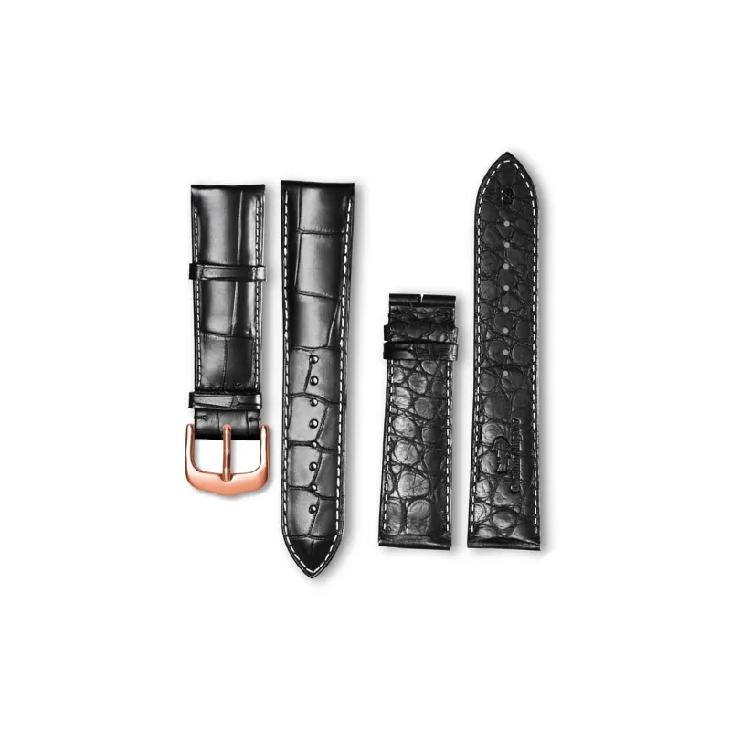 SHIRUI Accessories Omega Compatibility Watch Band 125/75 Genuine Leather Material-153