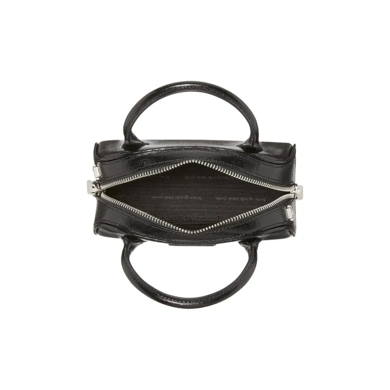 Kate Spade Cross Grain Cow Leather Handbag Crossbody Bag Mini Women's Black-2