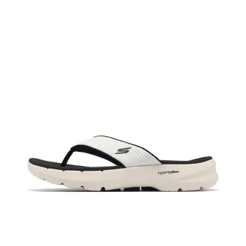 Skechers Go Walk 6 Abrasion-Resistant Slip-Resistant Flip Flops Men White