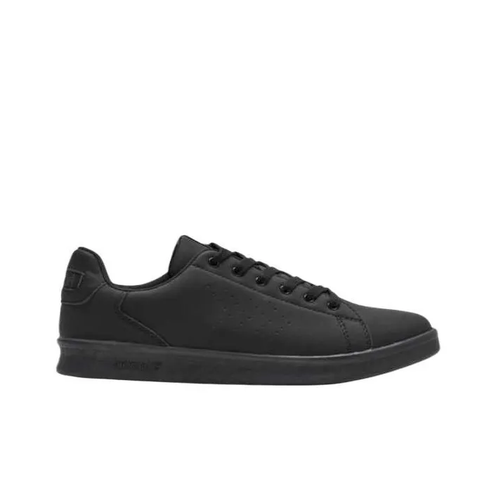 Hummel BUSAN SYNTH. NUBUCK Low-Top Skateboard Shoes Unisex Black-1