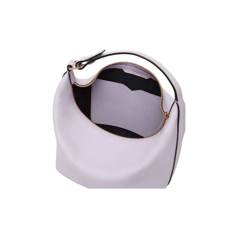 Valextra Millepunte Calfskin Shoulder Bag, Crossbody Bag, Handbag Mini Women's Wisteria Pink-4