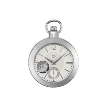 TISSOT Mechanical Movement Manual Mechanical Movement Stainless Steel Case Pocket Watch 49mm Unisex White
