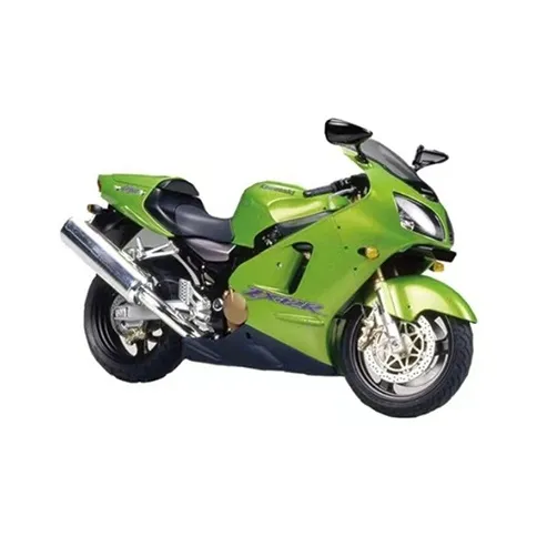 Tamiya 1 12 Kawasaki Motorcycle Green Model Kits-4