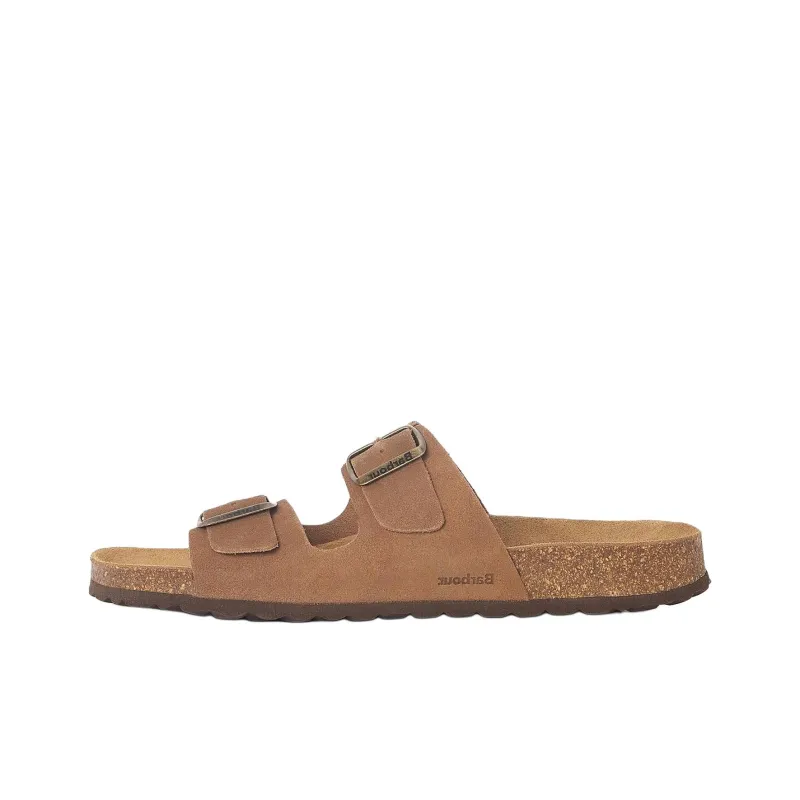 BARBOUR Slide Slippers Men's Brown-0