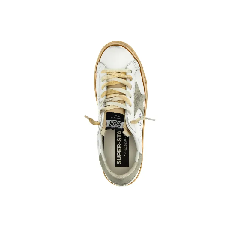 Golden Goose Super Star Low Top Skateboard Shoes Men White-3