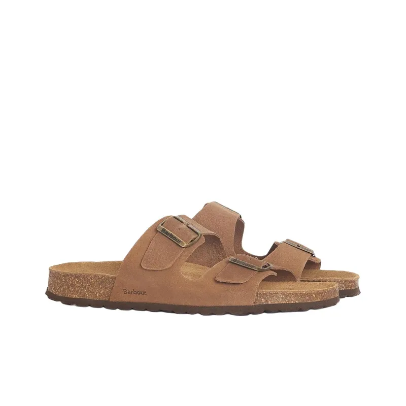 BARBOUR Slide Slippers Men's Brown-2