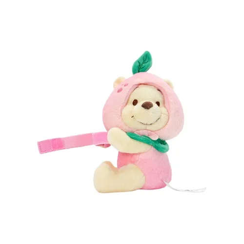 Disney Winnie Honey Peach Bear Home Curtain Decoration Lace Up Doll Products