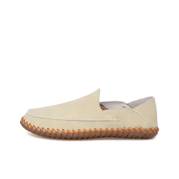 Bull charm Men's Casual Shoes Men Low Top Beige/Khaki/Black