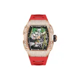 HBR926-Rose Case Red Strap