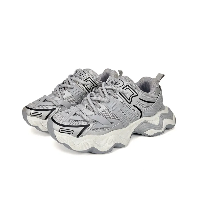BUFFALO BOUND Anti-Slip And Wear-Resistant Breathable Low-Top Chunky Sneakers Men-10