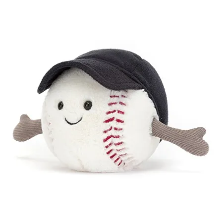 JELLYCAT Amuseables Sports Baseball Plush Toy-4