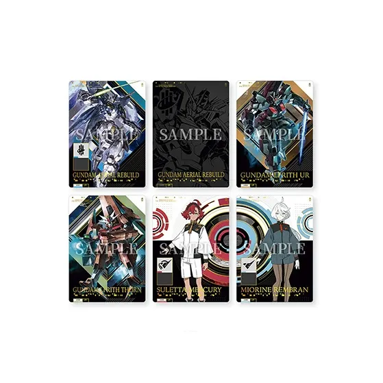 BANDAI Carddass Gundam Card Collectible Second Edition Mobile Suit Gundam The Witch Of Mercury IP/Anime Cards-3