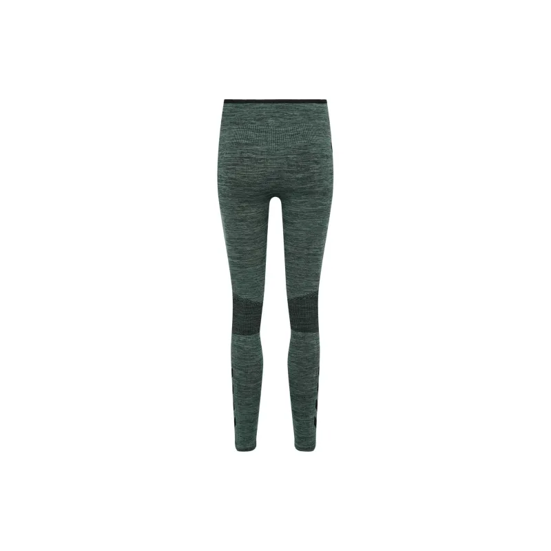 Hummel HmlMT ALY SEAMLESS HW TIGHTS Sports Pants Women's Gray Green-1