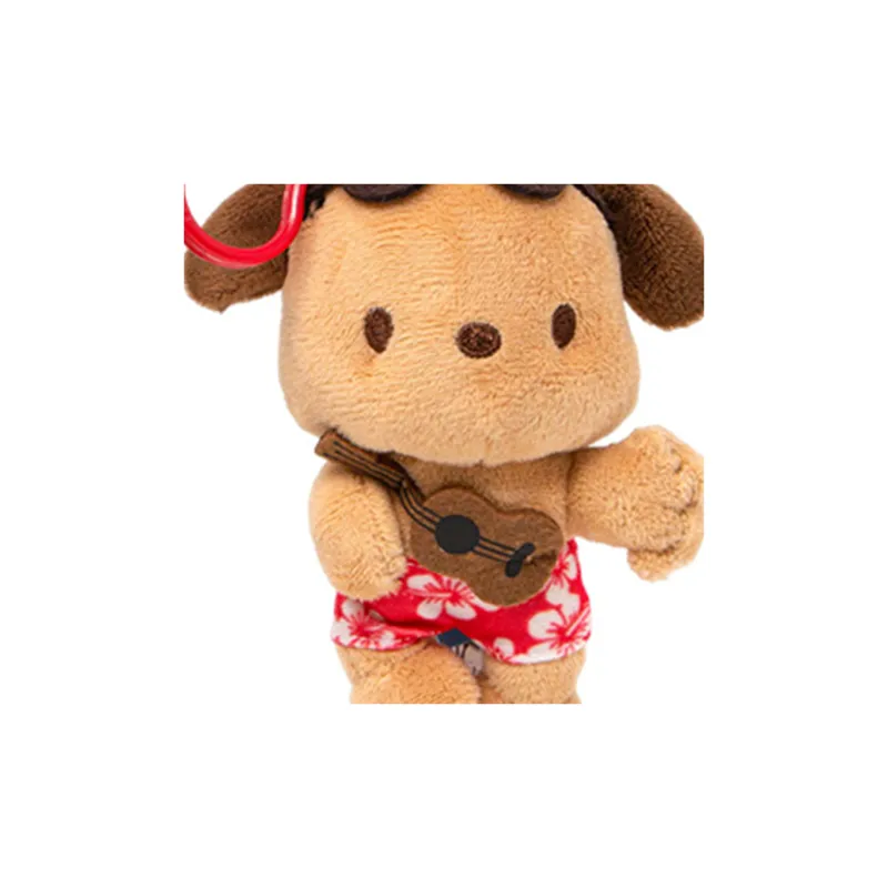 Sanrio Pochacco Hawaii Collection Dolls Plush Pendant /Height-2