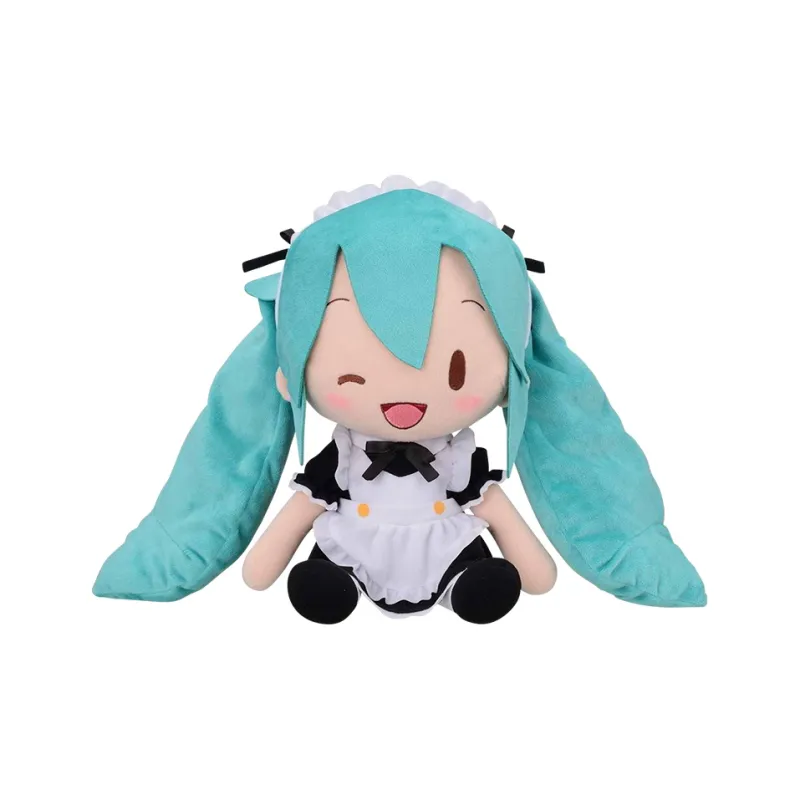 SEGA Hatsune Miku Maid LL Dolls Plush Doll 30cm High-0