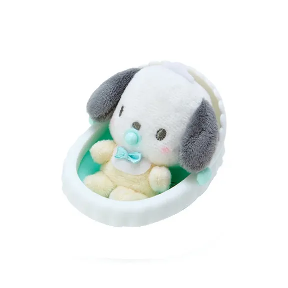 Sanrio Characters Pochacco Bassinet Pacifier Dolls Plush Doll 9cm Height-3