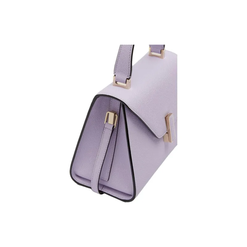 Valextra Leather Shoulder Bag, Crossbody Bag, Handbag Mini Women's Wisteria Pink-1