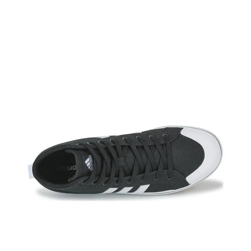Adidas BRAVADA 2.0 Anti-Slip Wear-Resistant Mid-Top Skateboard Shoes Men Black-4