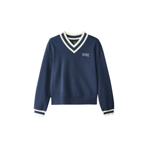 Skechers Sports Alliance Series AW24 Sweatshirt Women's Navy Blue