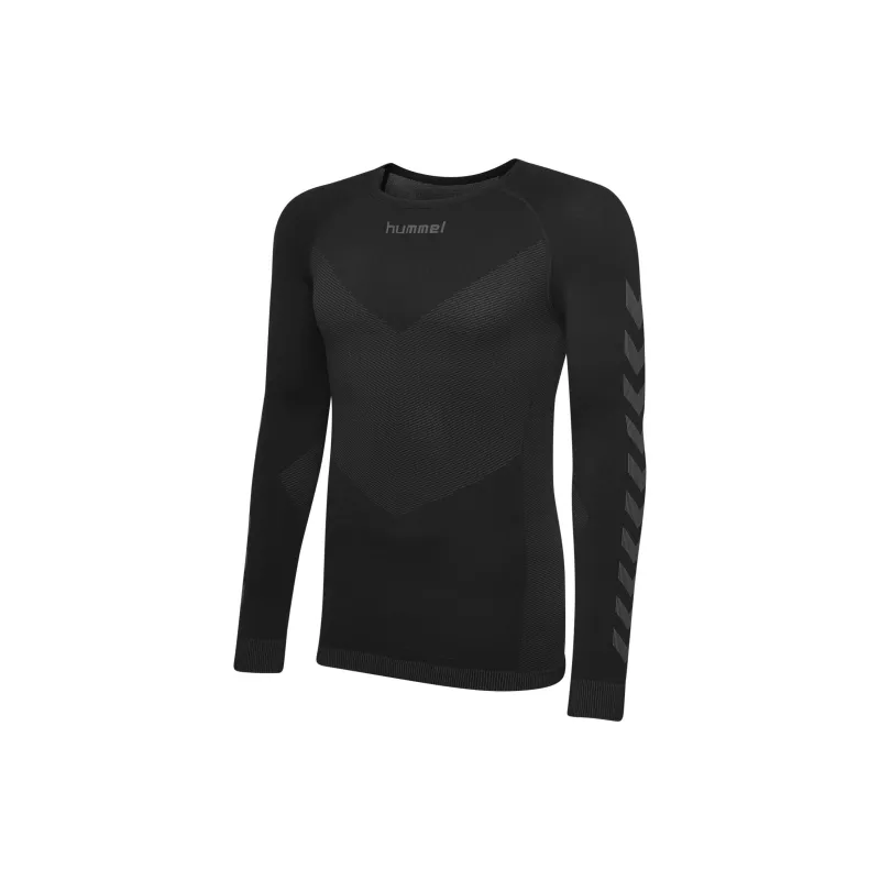 Hummel Seamless Jersey With Long Sleeves And A Tight Stretchy Fit Sweatshirt Men Black-2