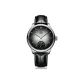 Silver Case Black Dial Belt