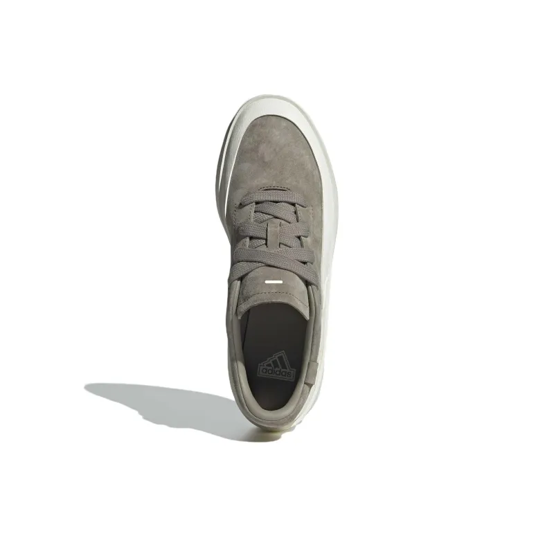Adidas Labcourt Anti-Slip Wear-Resistant Low-Top Skateboard Shoes Unisex Earth Brown White-4